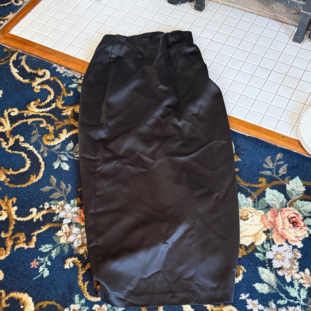 Crimson satin maxi skirt- worn a few times. 128‎ retail